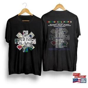 Red Hot Chili Peppers Tour  2 Sided Rock Concert T-Shirt